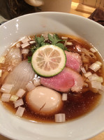 「味玉鴨そば（手もみ麺）」@紫 くろ㐂の写真