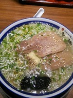 「牛タンねぎ塩ラーメン1000円」@仙台牛タンねぎ塩ラーメン 㐂蔵の写真