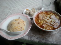 「寅さんセット1130円」@中華 でぶそばの写真