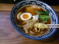 「本格熟成醬油ラーメン+味玉」@ラーメン創房 玄光の写真