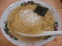 「素ラーメン（塩）　450円」@らーめん おゆうの写真