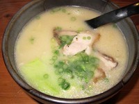 「とり白湯めん　302円」@鳥貴族 浅草店の写真