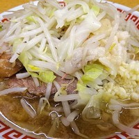 「小（麺半分）ニンニクあぶら　700円」@ラーメン二郎 環七新新代田店の写真