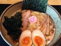 「とりそば 味付玉子」@麺屋 嘉藤の写真