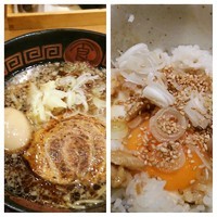 「2年1組＋ラー茶」@らぅ麺 ガラ喰楽学校 大宮店の写真