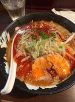 「限定オロチョン辛味噌とんこつ（濃厚 大盛り）」@北海豚骨麺屋 銀鈴の写真