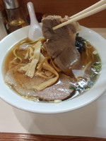 「ハーフチャーシューらぁめん（大盛同料金）1,100円」@らぁめん ほりうち 新橋店の写真