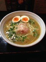 「鶏エスプレッソ　＋昆布玉子」@麺屋33の写真