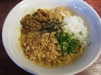 「限定　坦々まぜそば海老風味（８５０円）」@麺や 松辰の写真