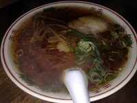 「らーめん　450円」@関所食堂の写真