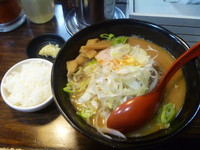 「味噌（野菜増し・にんにく増し・ライス）　７９０円」@麺処 花田 池袋店の写真