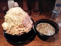 「つけ麺（肉増し）」@肉そば千の写真