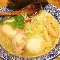 「親子そば」@鶏そばつけそば そるとの写真