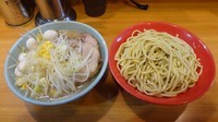 「なみのり小つけ麺（880円）＋うずら（100円）ニンニク」@ラーメン二郎 八王子野猿街道店2の写真