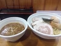 「特製つけ麺+餃子」@二代目 村岡屋の写真