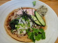 「【季節限定】冷し和そば」@らぁめん 赤星の写真