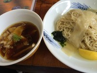 「つけ麺＋ワンタン」@飯田商店 湯河原本店の写真
