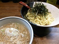 「【今月の限定】ごまおろし もりそば760円＋ビール他」@ラーメンアキラの写真