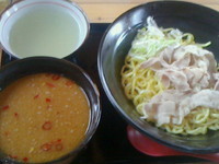 「ぶた辛納豆つけ麺780円」@ラーメン亀太郎の写真