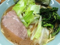「キャベツラーメン  中  麺固め   ライス  ¥850」@横浜ラーメン 武蔵家 志木店の写真