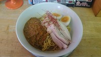 「キーマカレー油そば：並」@油そば専門店 noodle SPUNKYの写真