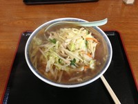 「みたけラーメン大盛り   ８００円」@手打ちラーメン 東峯園の写真