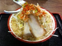 「フジヤマ700円と味玉つけめん大盛り800円」@麺屋 心 イオンモール幕張新都心店の写真