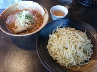 「つけ麺　：太麺　＋替玉　：細麺」@ハルピンラーメン 塩尻広丘駅前店の写真