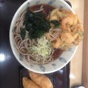小エビかき揚げ蕎麦500円いなり130円