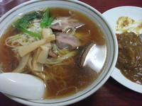 「ラーメンカレーライスセット」@栄屋ミルクホールの写真