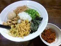 「本店まぜそば（740円）+辛肉ミンチハーフ（50円）」@二代目 むじゃきの写真