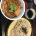 山わさびそば、ミニすき焼き丼