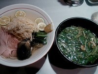 「【限定】昆布水の和風つけ麺 ￥800 他」@中華蕎麦 瑞山（ZUIZAN）の写真