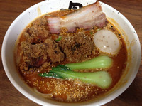 「濃厚ゴマ坦々麺(ガッツリ)」@丹行味素 北新横浜本店の写真