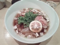 「鴨そば（手もみ麺）」@紫 くろ㐂の写真