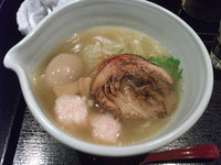 「銀笹塩ラーメン+味玉」@麺処 銀笹の写真