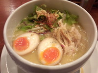 「鶏白湯麺(塩)(850円)」@鶏白湯麺 蔭山 高田馬場店の写真