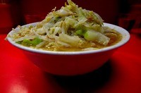 「ラーメン(ニンニク・アブラ)600円」@ラーメン二郎 三田本店の写真