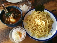 「カリーつけ麺　中（３００ｇ）」@Cafe Montanaの写真