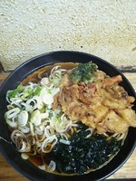 「ゲソ天そば」@六文そば 日暮里第2店の写真