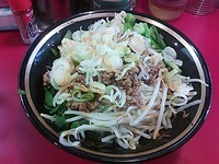 「汁無し坦々」@家系ラーメン とらきち家の写真