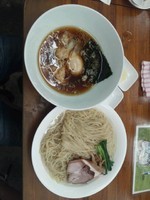 「味玉つけ麺＋わんたん」@らぁめん 夢の写真