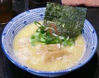 「つくね比内そば」@油そば専門店 春日亭 錦糸町店の写真