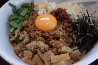 「赤羽まぜそばＺ（月曜限定）＋中盛＋追い飯」@麺処 夏海の写真