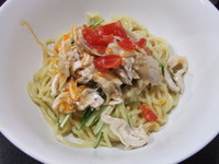 「【季節限定】ひな鳥の棒棒鶏冷麺　８００円」@あかくろたんたんの写真