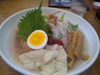 「夏季限定 冷やし梅塩ラーメン  880円」@ぶしもりや めんめんの写真