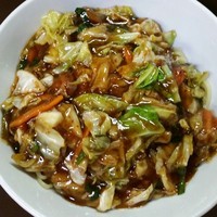 「スタミナ冷し  ７３０円 ＋ 大盛り１００円」@ラッキー飯店の写真