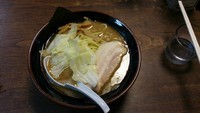 「豚骨魚介らあめん(中盛)」@豚骨魚介らあめん 金八の写真
