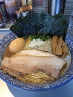 「味玉きまぐれ煮干ソバ＋海苔＋和え玉」@豚骨一燈の写真