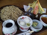 「天ざるそば　1500円」@蕎麦の茶屋 丸山の写真